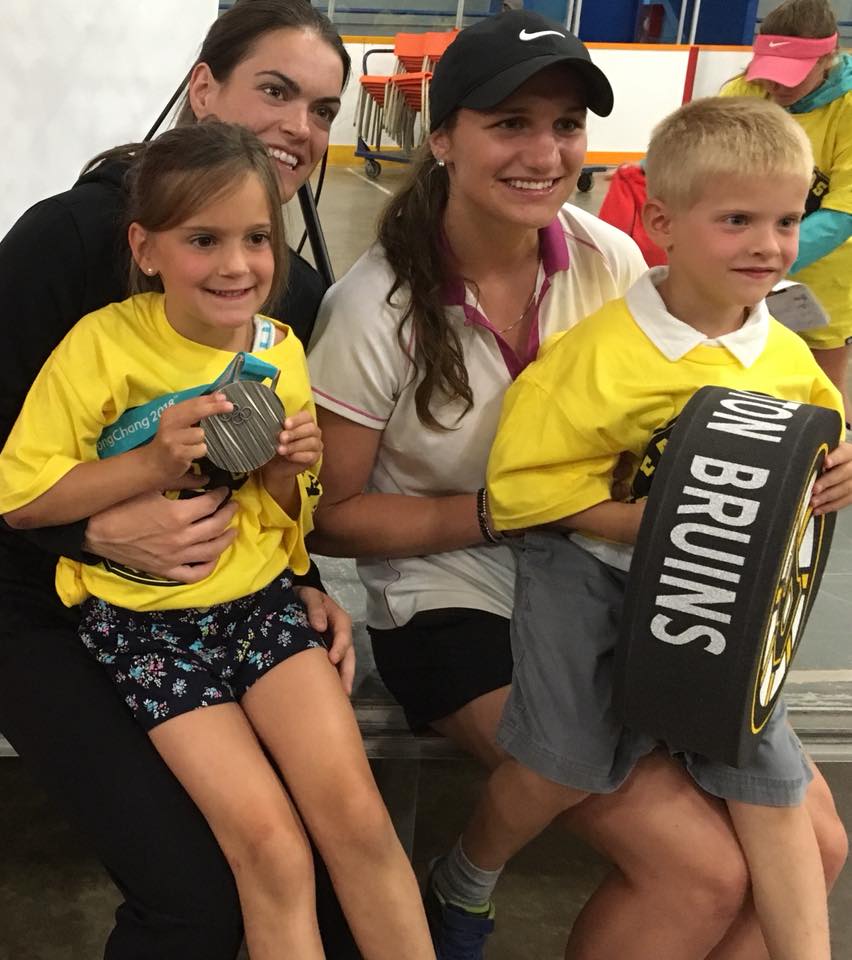 Blayre Turnbull & Jillian Saulnier with the kids